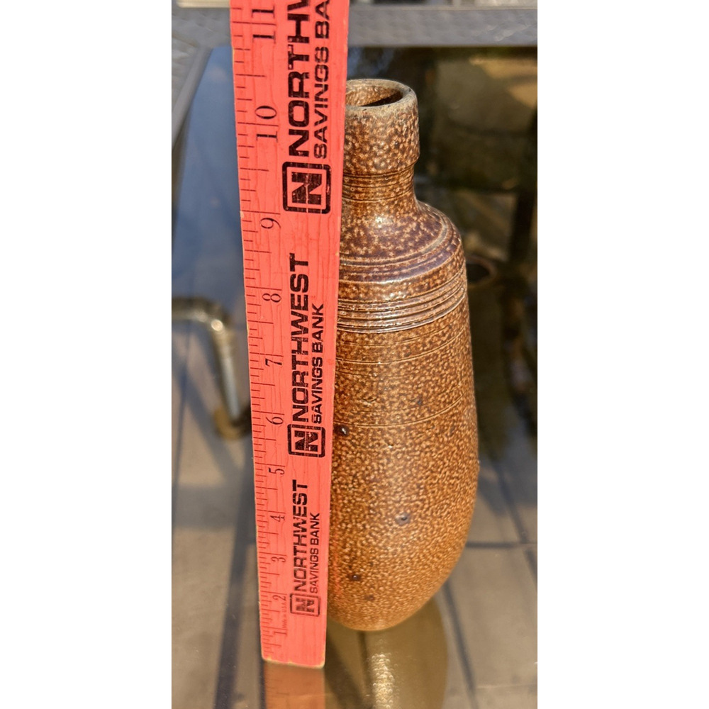 Vintage stone wear bottle vase pottery speckled unbranded - Picture 4 of 4